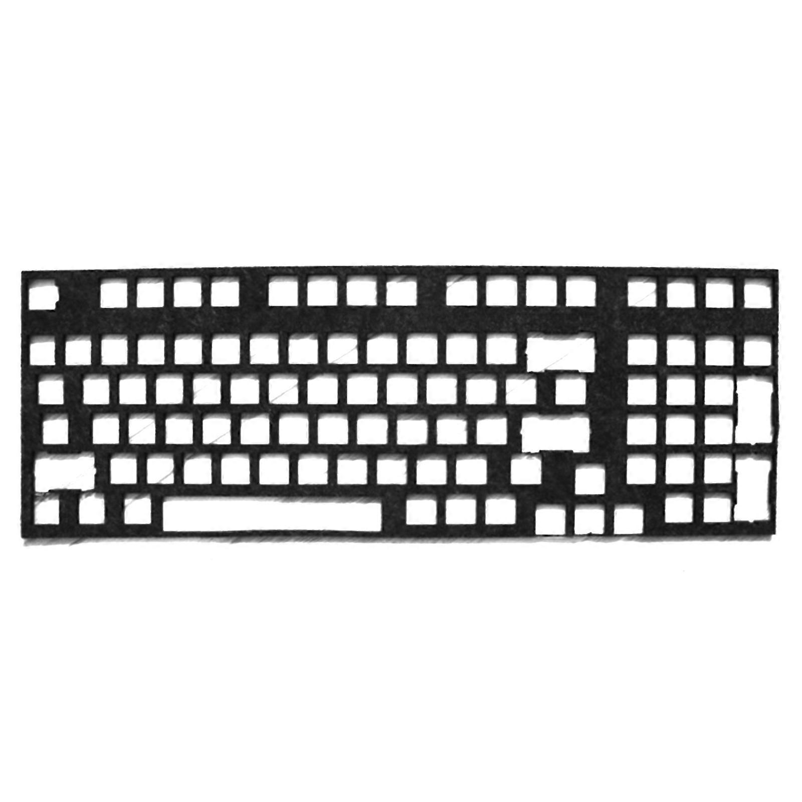 Mute Foam Silencers Pad Switches Sound Dampeners Sheet Soft Landing Pads Dimples Sponge for Mechanical Keyboards