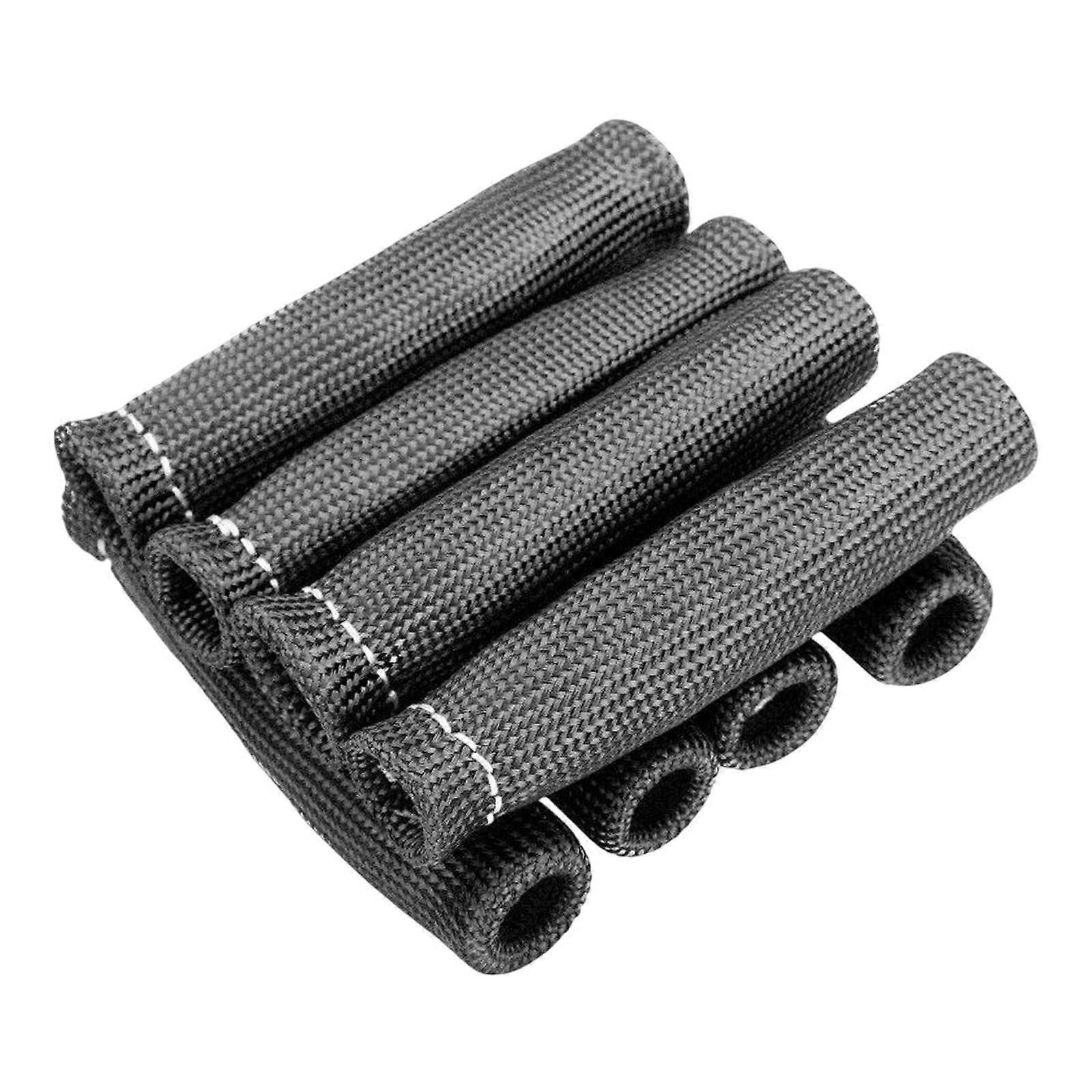 8Pcs Spark Plug Wire Boots Universal Wrap Heat Shield Cover High Performance