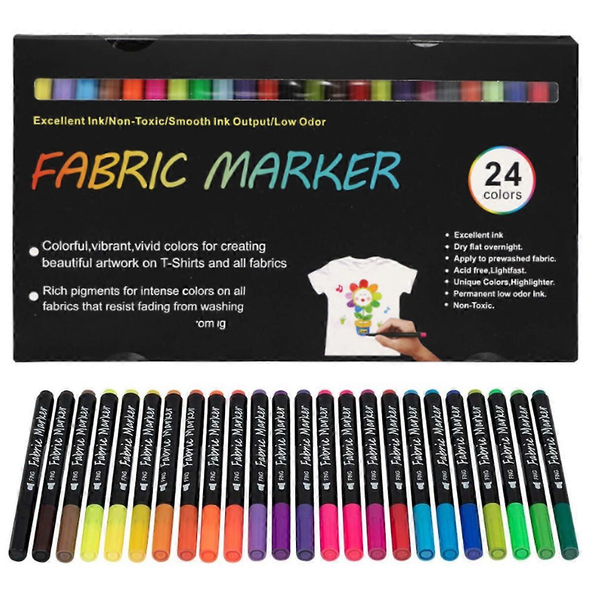 Craftsmanship Meets Creativity, Permanent Fabric Paint Markers for Lasting Impressions
