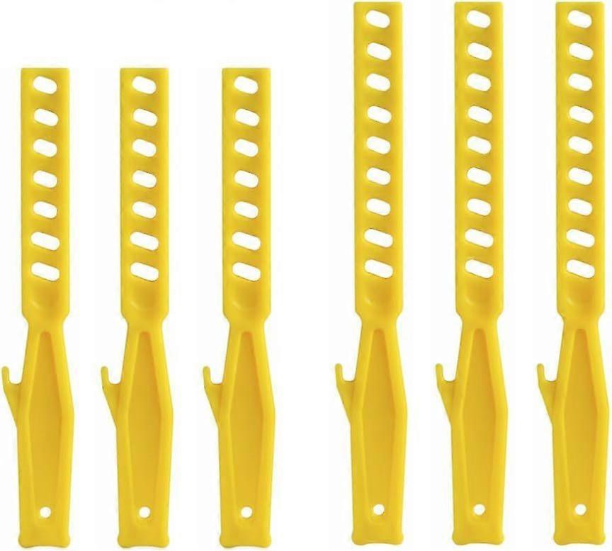 6 Pack Paint Stir Sticks 6'' 8'' Plastic Reusable Paddle Stirrer Rod Mixer Craft Stick for Art Project Stirring Mixing Tool Painting Primer Epoxy Resi