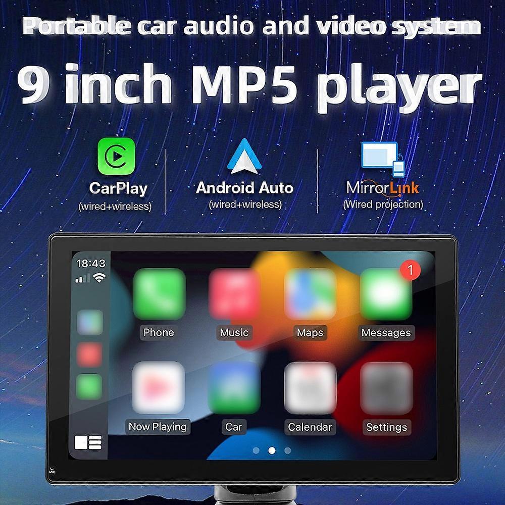 9in Multi-language Car BT MP5 Player Multifunctional Car Audio and Video Player Auto Multi-media Pla