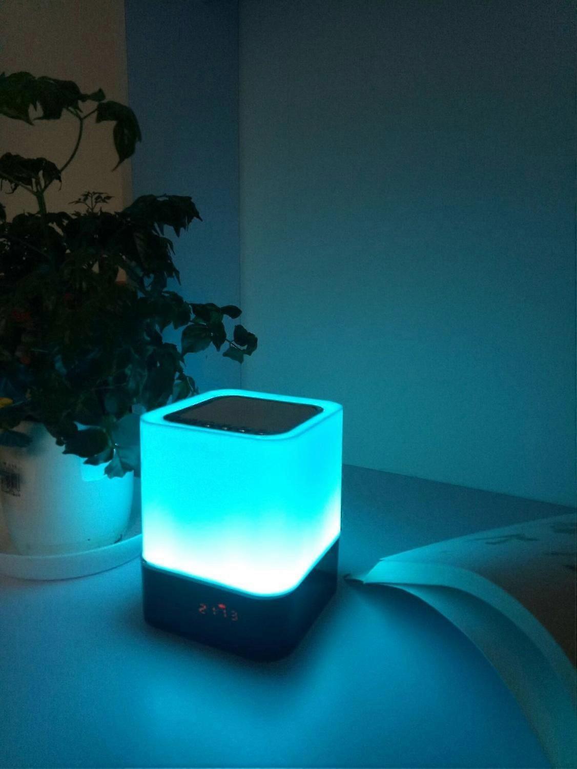 Bluetooth Speaker Alarm Clock With Led Touch