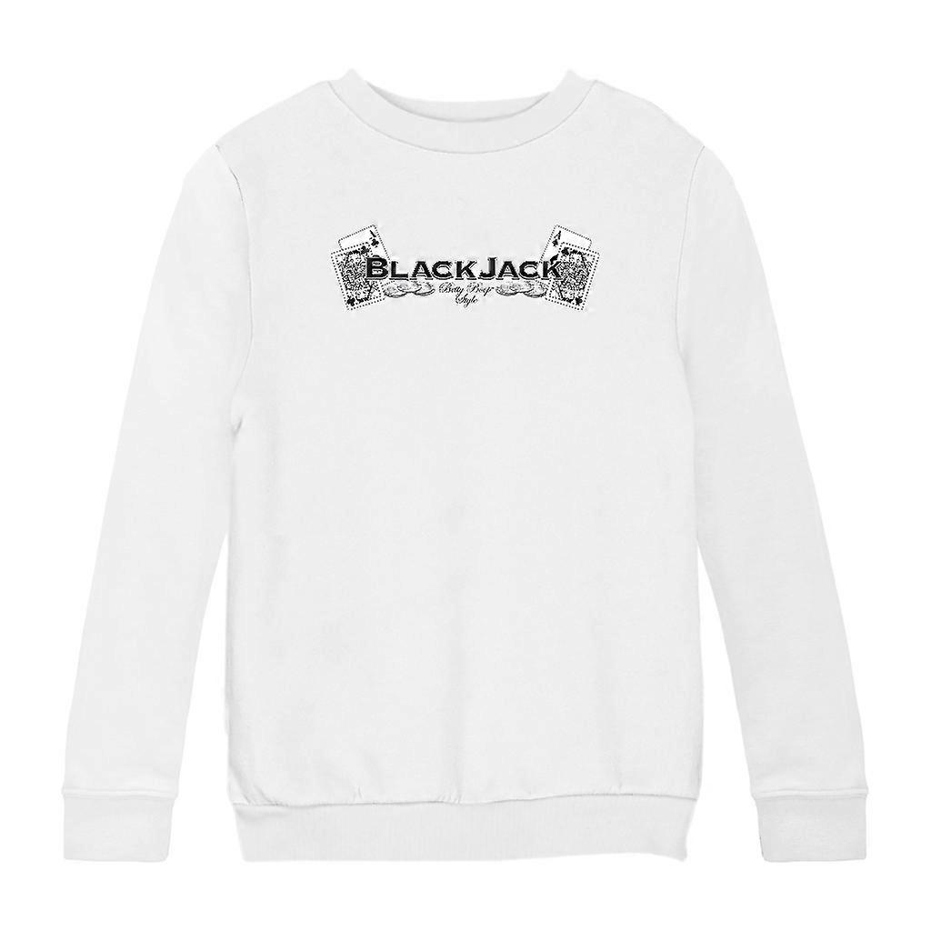 Betty Boop Blackjack Kid's Sweatshirt