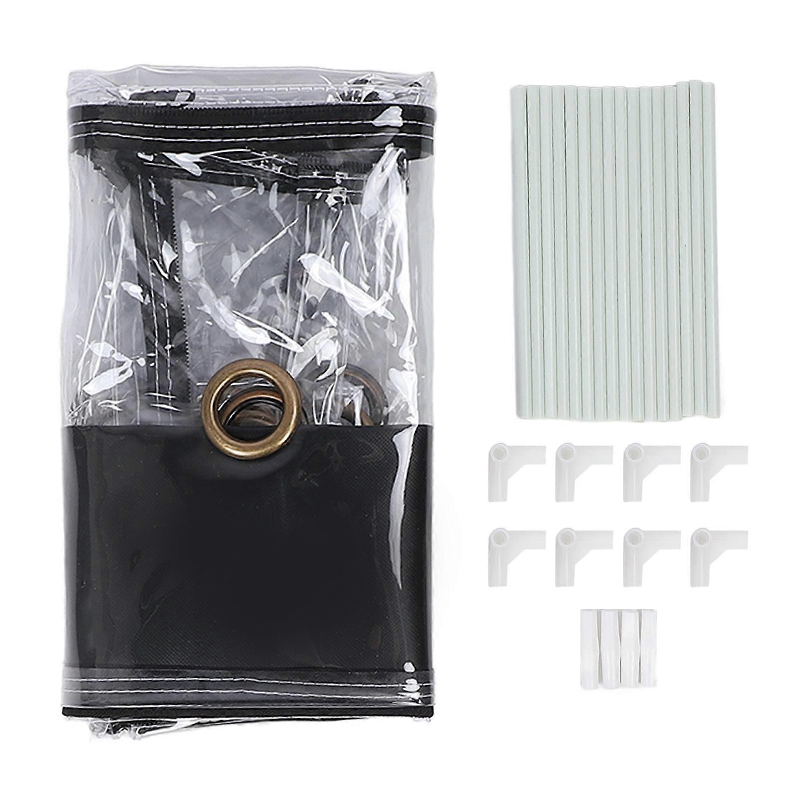 Still Air Box Mushroom Mycology Fume Hood Propagation Station PVC Clear Mushroom Grow Tent Planting Bag Kit for Home Scientists