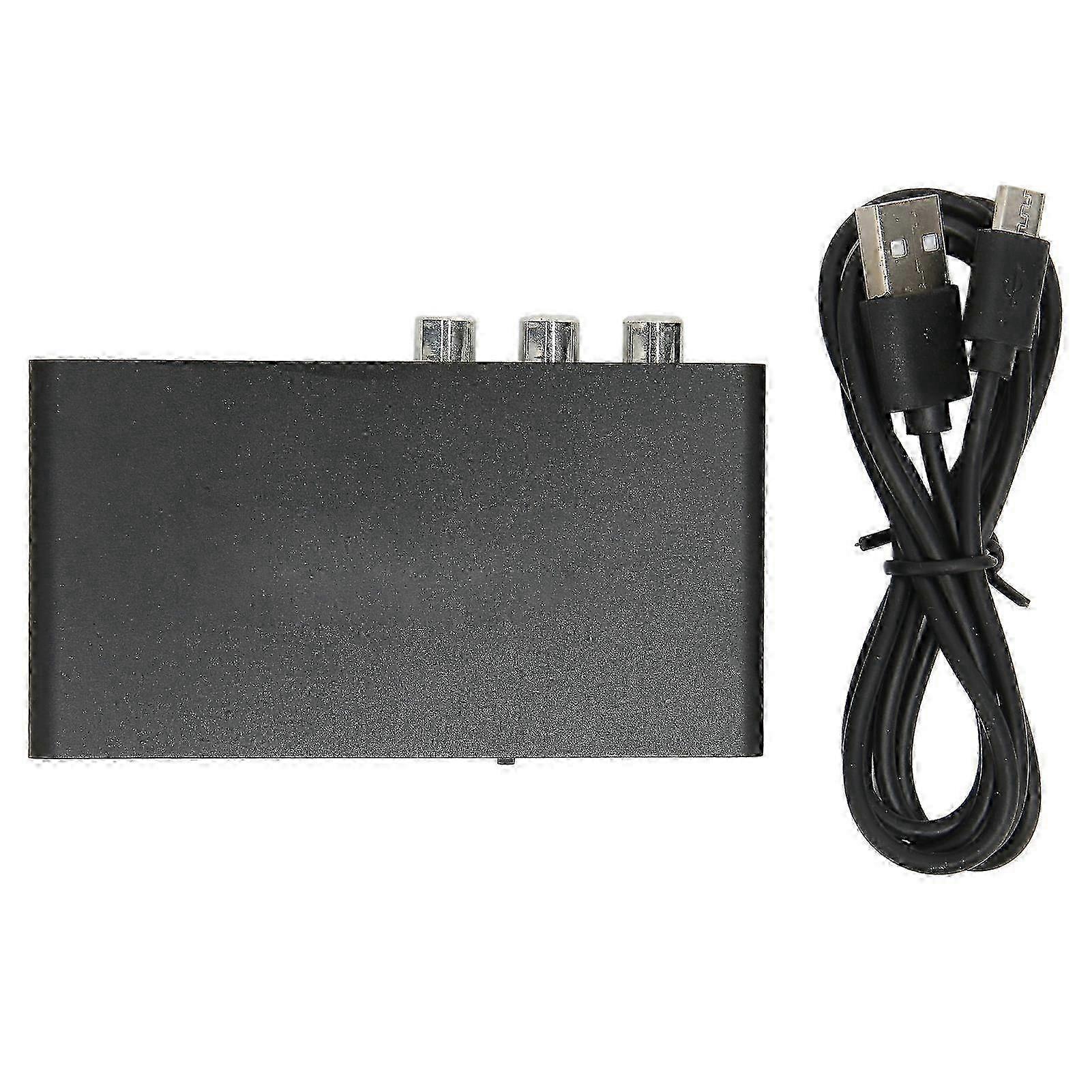 RCA to HD Multimedia Interface Converter 3 in 1 Out 4K 3D AV Switcher for PC Xbox 360