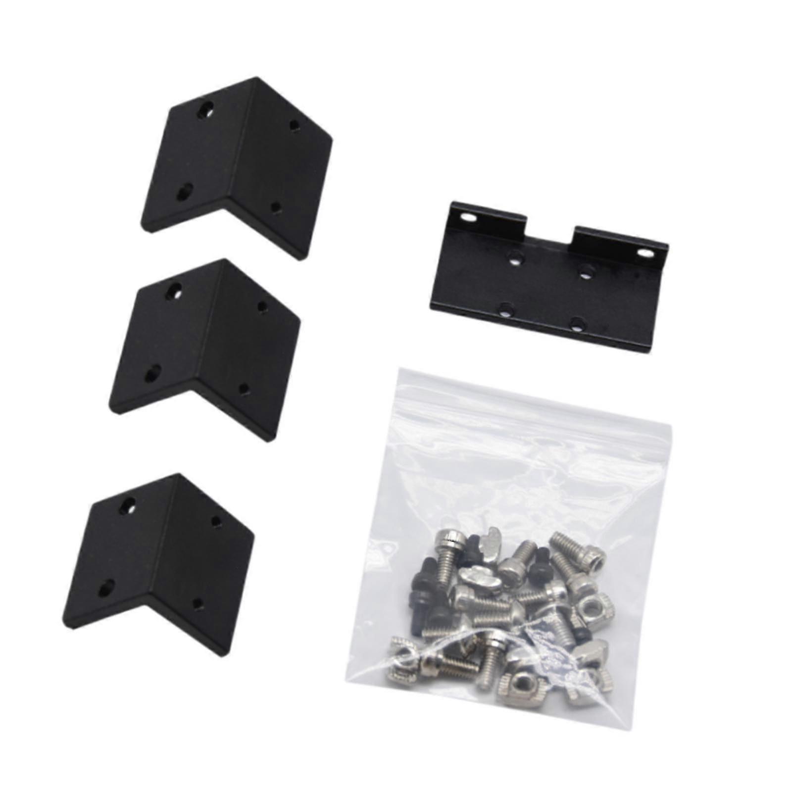 Backplane Fixing Seat Support Brackets Set Upgrade Metal for Ender-3 Pro V2 SZRH A-F