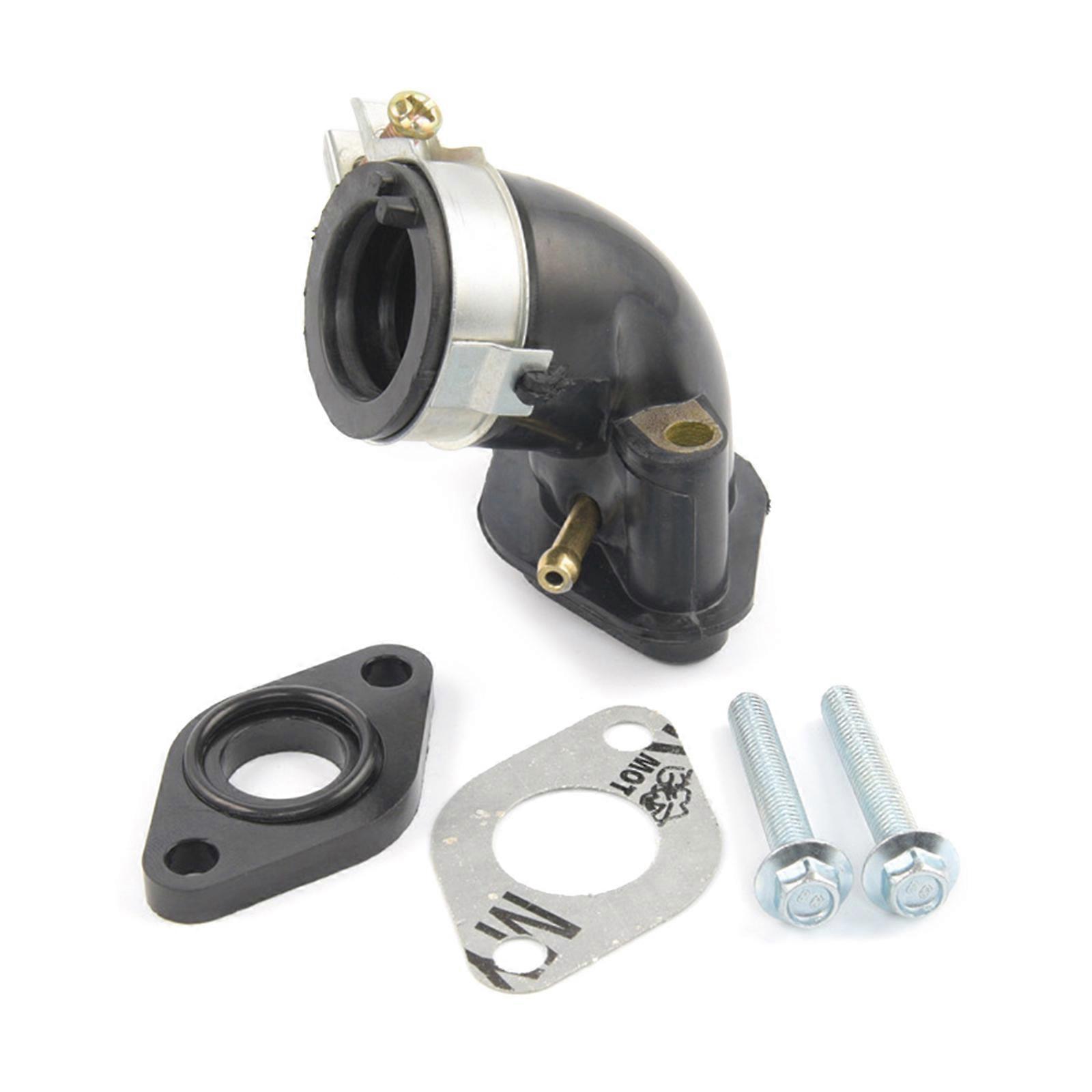 Replacement Carburetor Intake Manifold Pipe Adapter Repair Part Carb Interface Rubber Adapter Intake Manifold for GY6 50 50