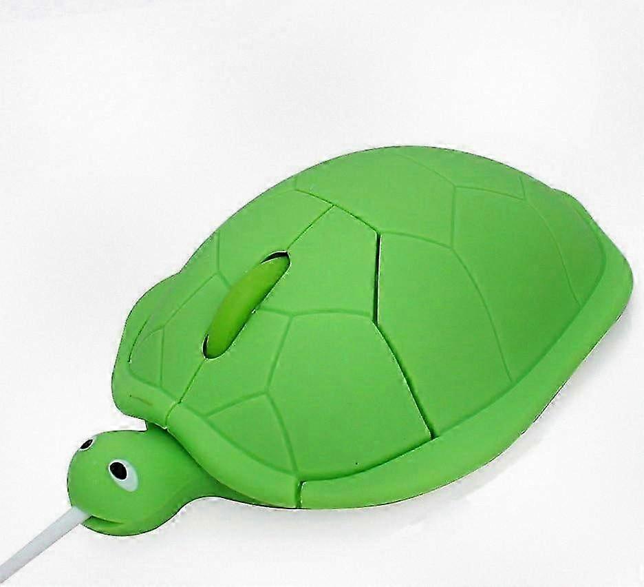 Adorable Turtle Design USB Wired Optical Mouse for Laptop Computers
