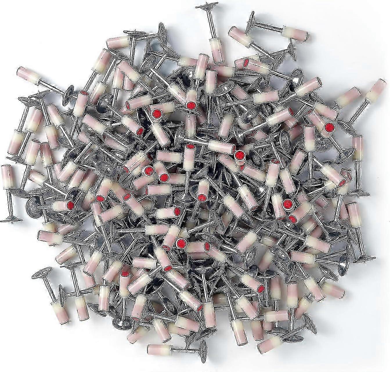 7.3 مم مسامير فولاذية مستديرة 200 قطعة لمسدس الأظافر اليدوي الصغير ، ملحقات أداة تثبيت الجدار الخرساني