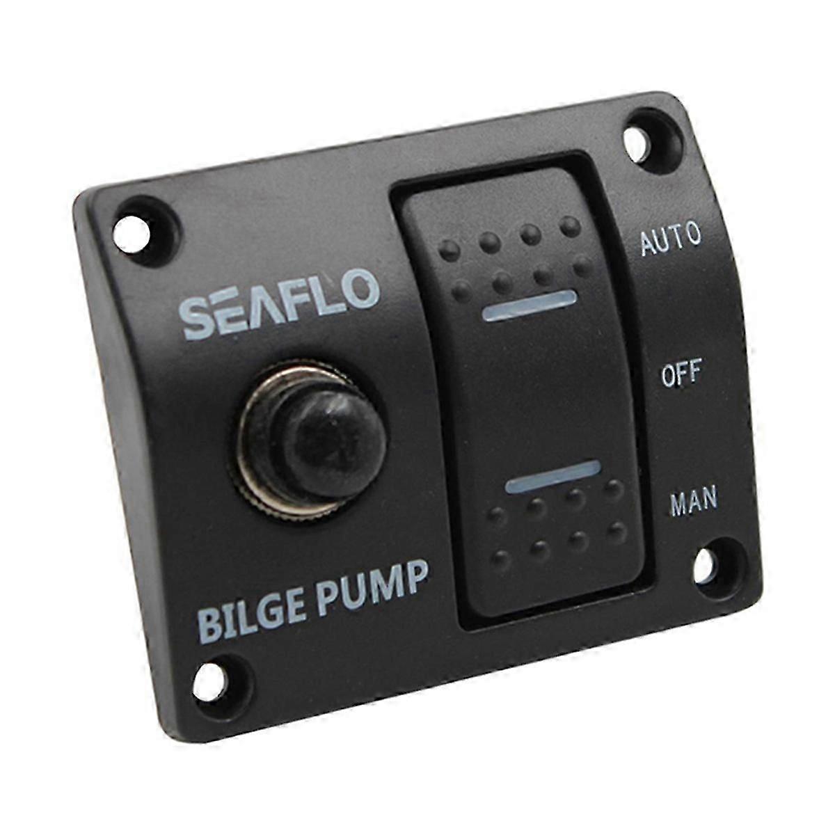Automatic Pump Marine Panel Switch 3-WAY Switch Panel compatible with Bilge Pump
