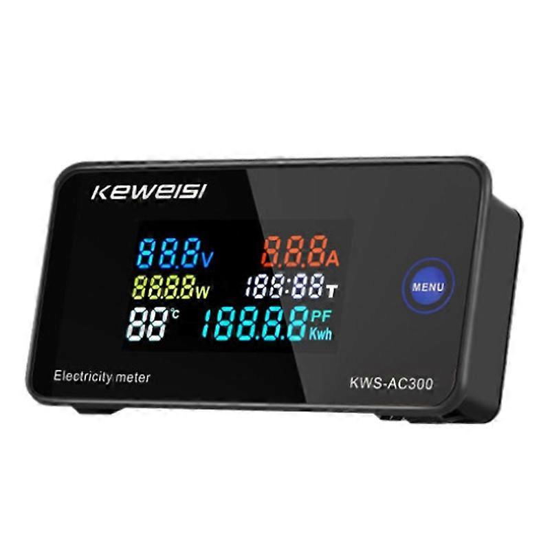 KEWEISI,KWS-AC300 Voltmeter AC 50-300V 45-65Hz 0-10A Detector A