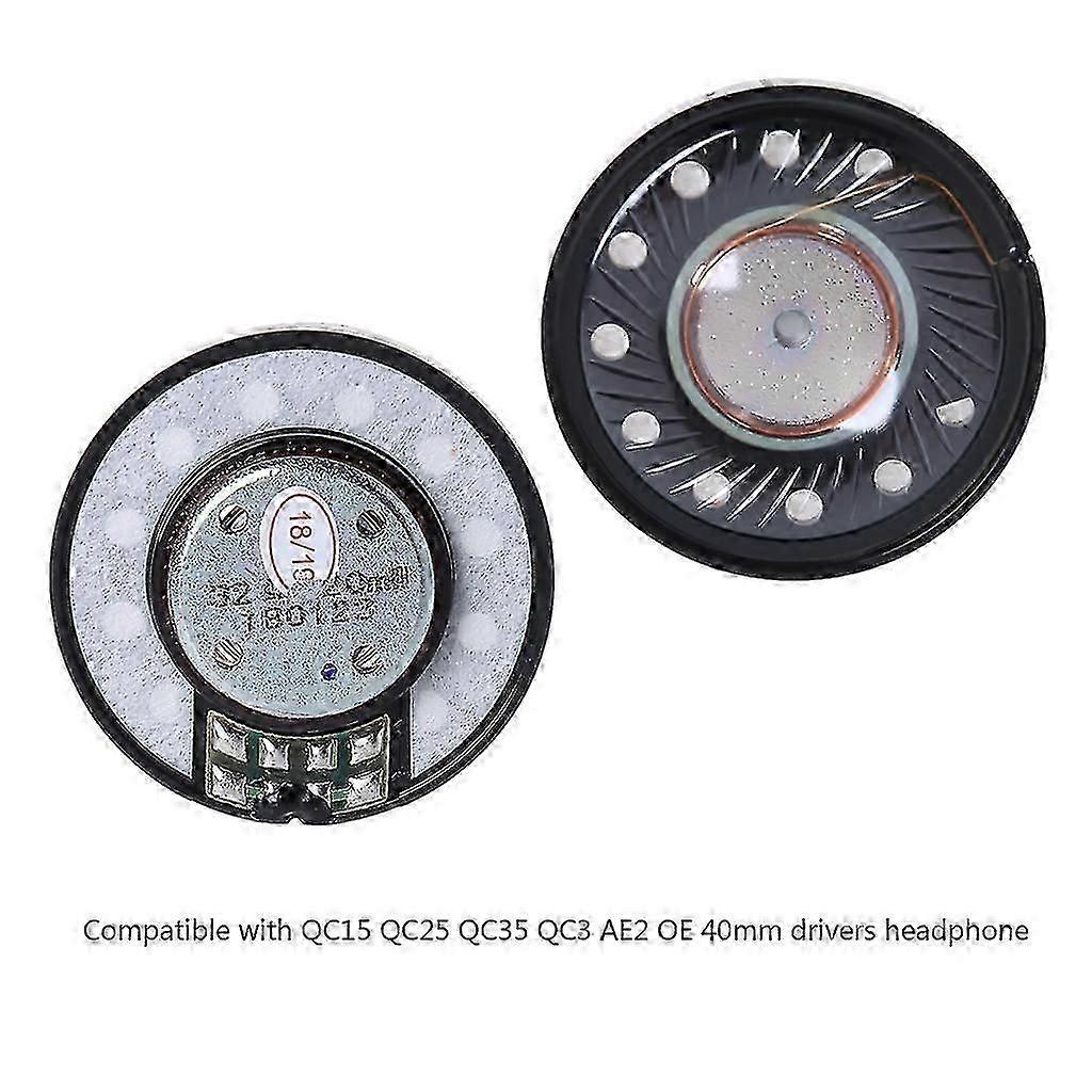Difuzor profesional pentru căști Partea 40mm drivere Redplacement pentru Qc15 Qc25