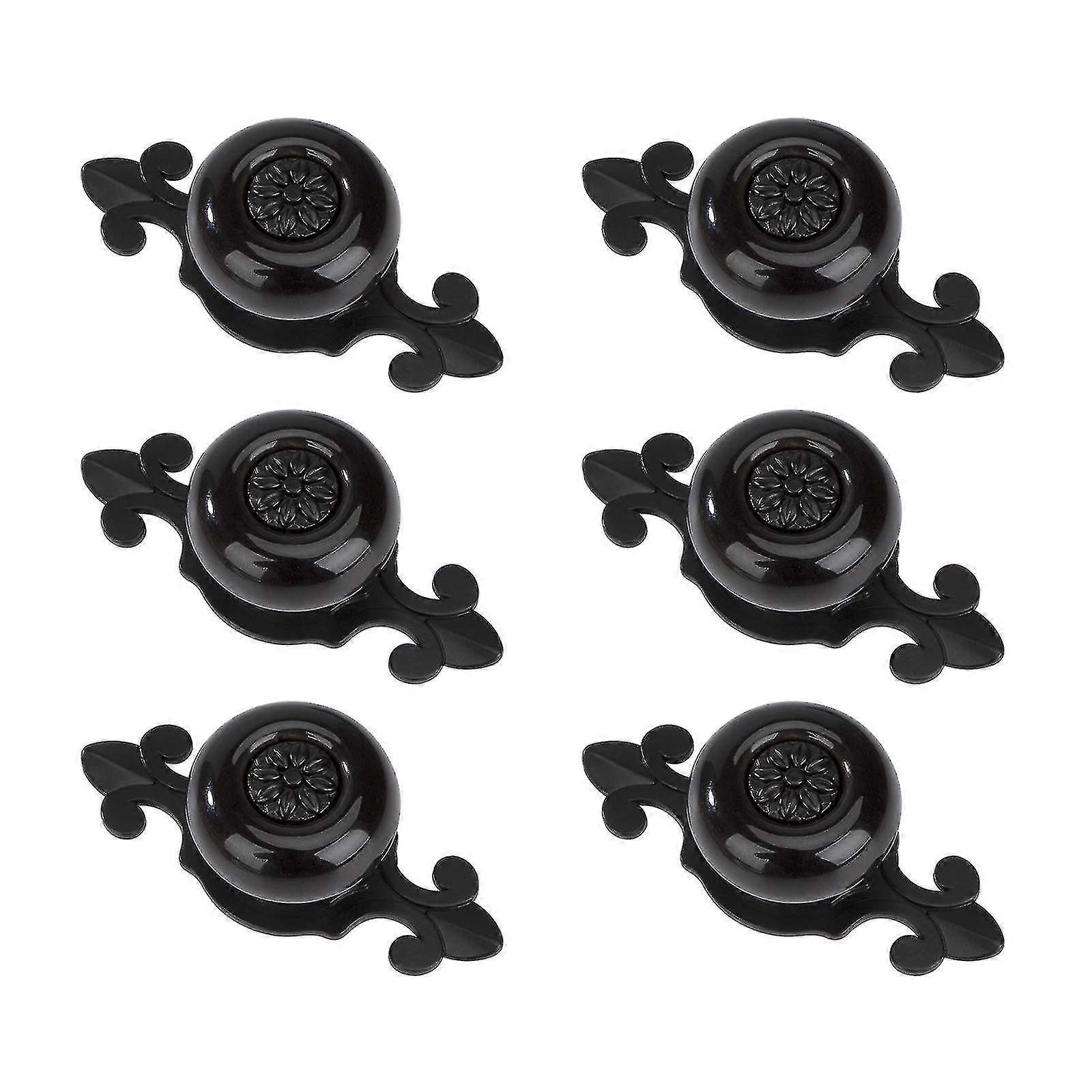 Vintage Style Ceramic Drawer Pulls with Alloy Screws for 6-Piece Cabinet Knobs
