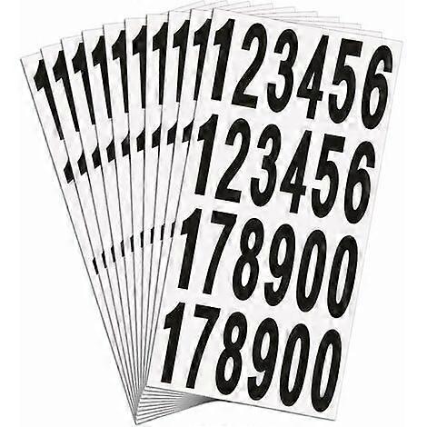 High quality brand new  Door Number 15 Sheets Mailbox Number Stickers House