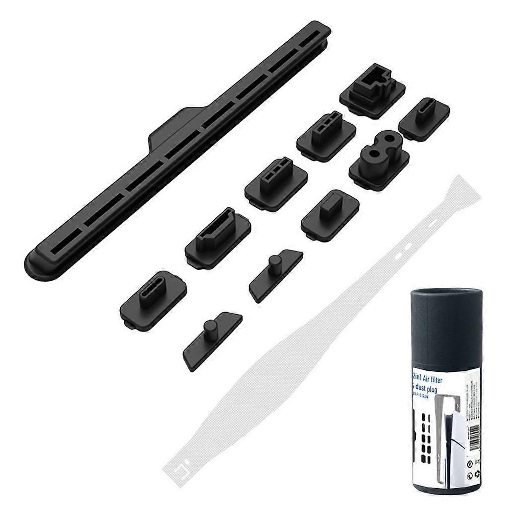  Dust Plug Set Dustproof Cover Side Filter for P5 Slim Optical Digital Edition