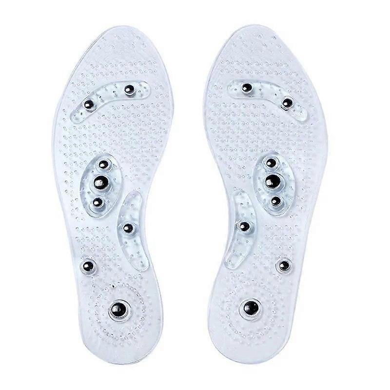 1Pair Silicone Orthopedic Massage Insoles For Slimming