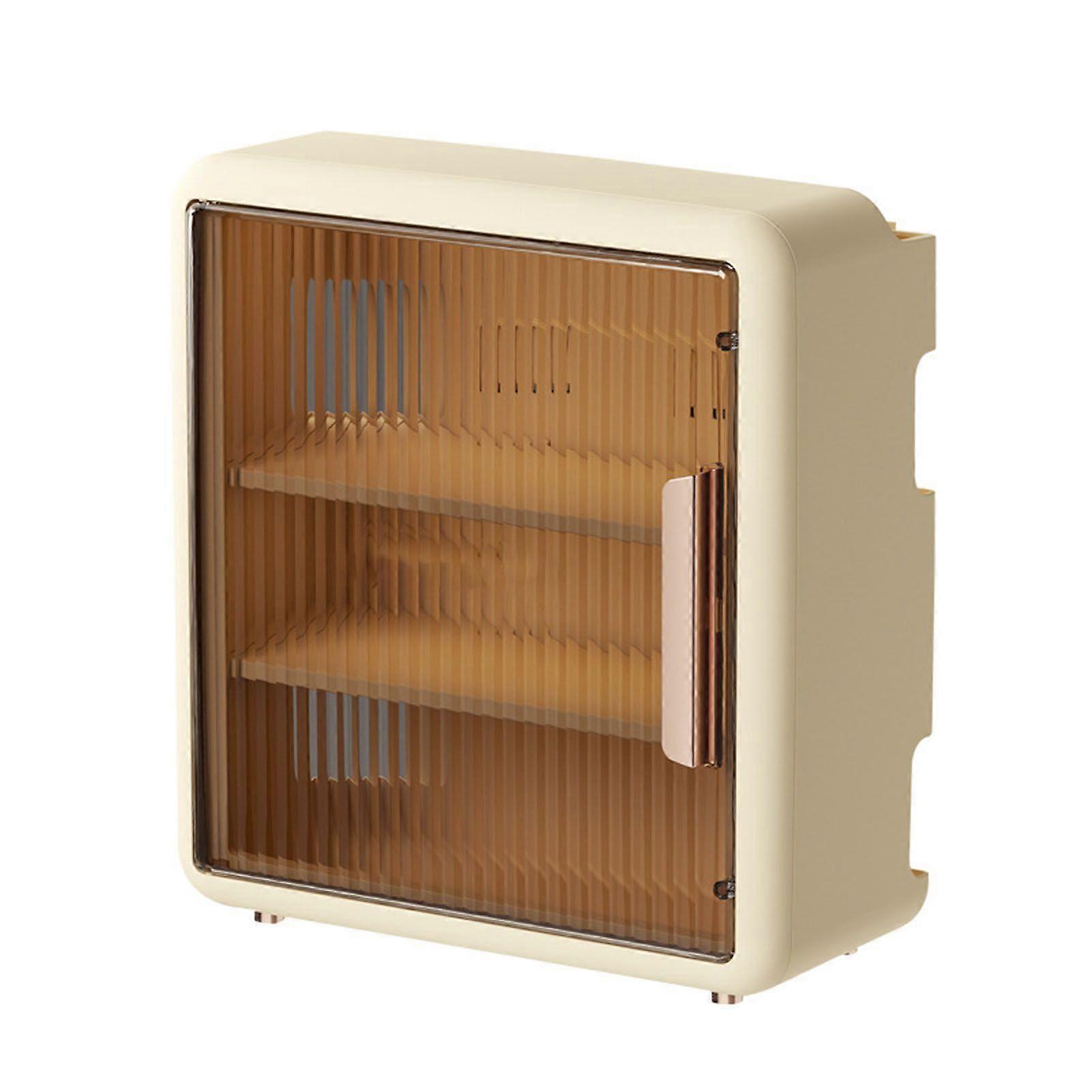 Wall-mounted WiFi router storage box translucent opening wall router cable box suitable for office