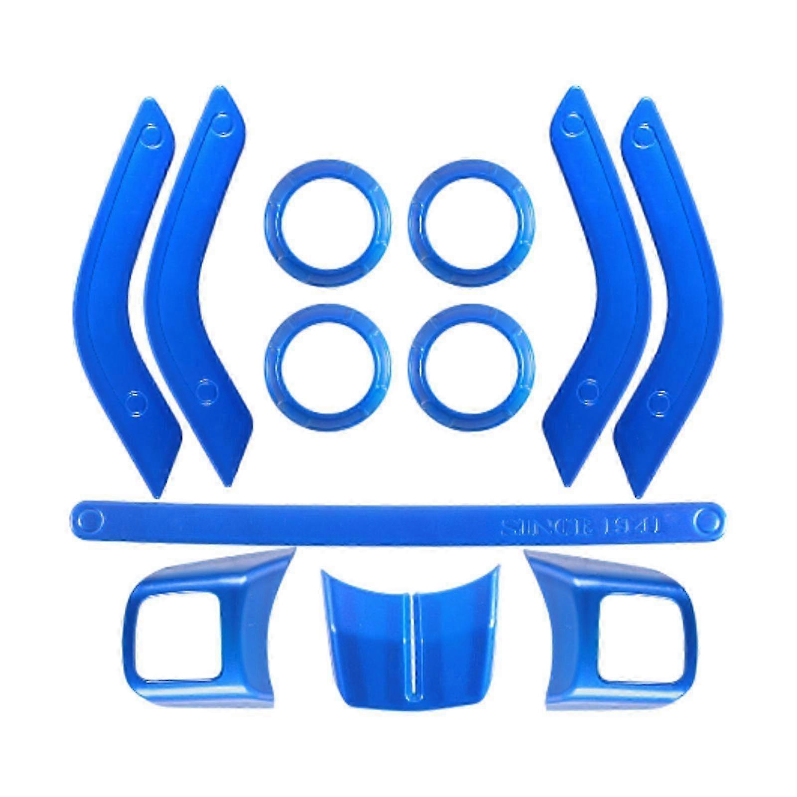 Interior Decoration Trim Kit Replace Unique Easy to Use Wear Resistant Convenient Stylish Anti Scratch Practical Decorative-color: Blue