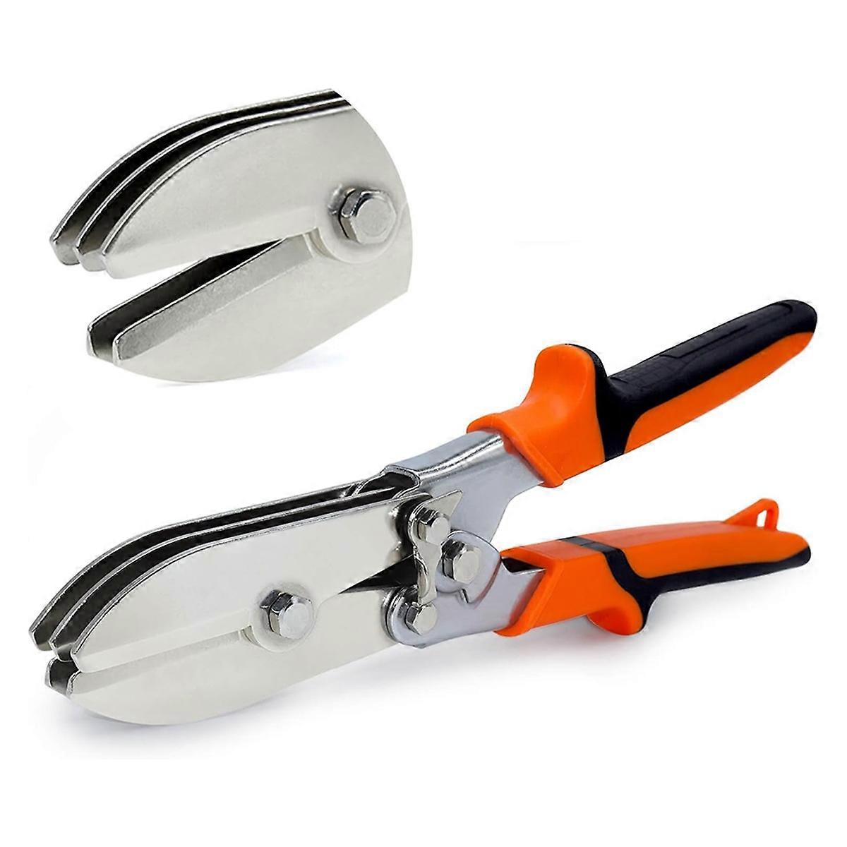 Sheet Metal Crimper, 5 Blade Hand Sheet Duct Crimping Tool,