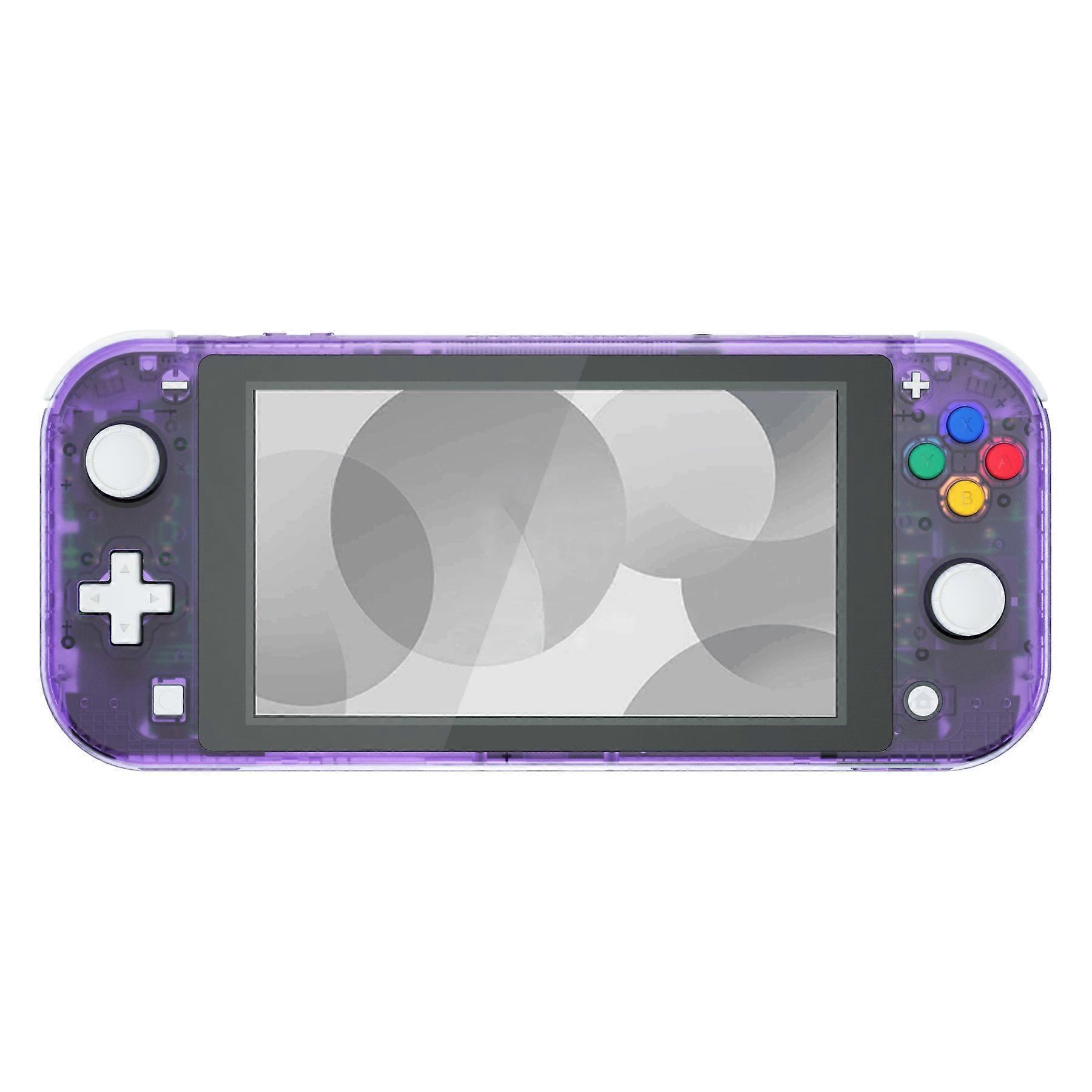 DIY Replacement Custom Handheld Controller Housing Shell with Screen Protector & ABXY Buttons for NS Switch Lite