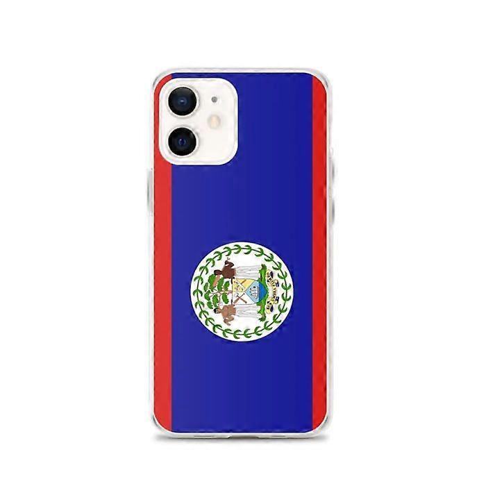 Case - PIXELFORMA - iPhone 12 - Belize Flag - Full Protection - Soft