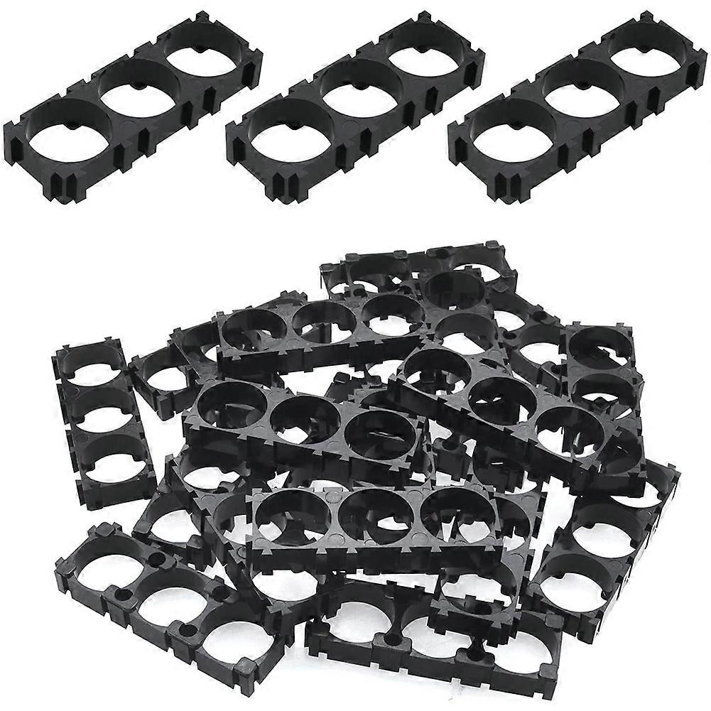 30Pcs Splicing Battery Support 18650 Lithium Battery Bracket 3 Cell