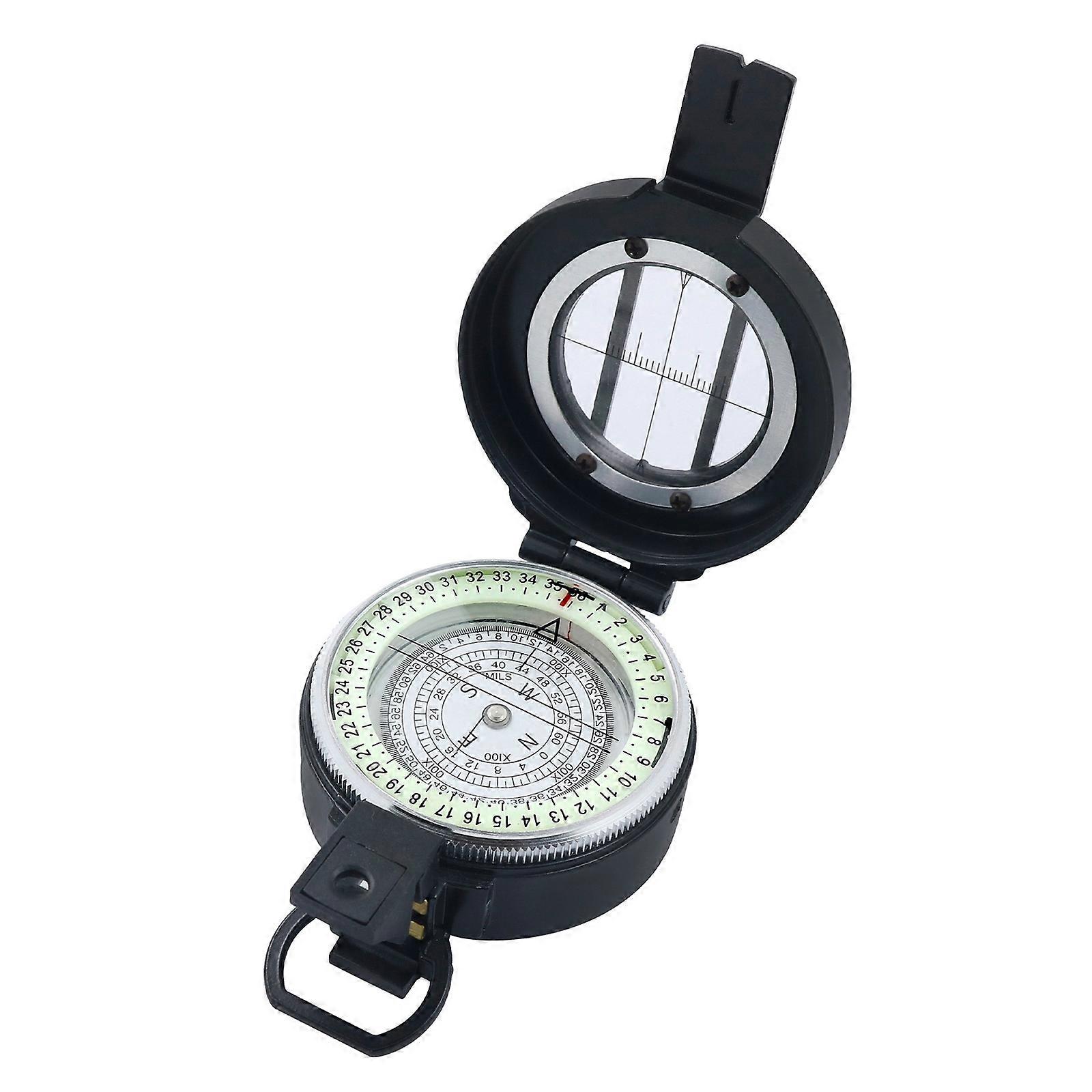 Waterproof Compasses Navigation Vintage Pocket Compasses with Luminous Function for Camping, Hiking, Mountaineering
