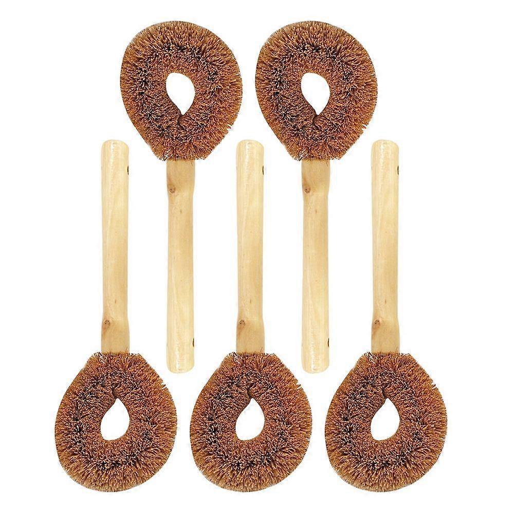 5pcs Dish Brushes Kitchen Dish Brushes with Handles Pot Cleaning Brushes