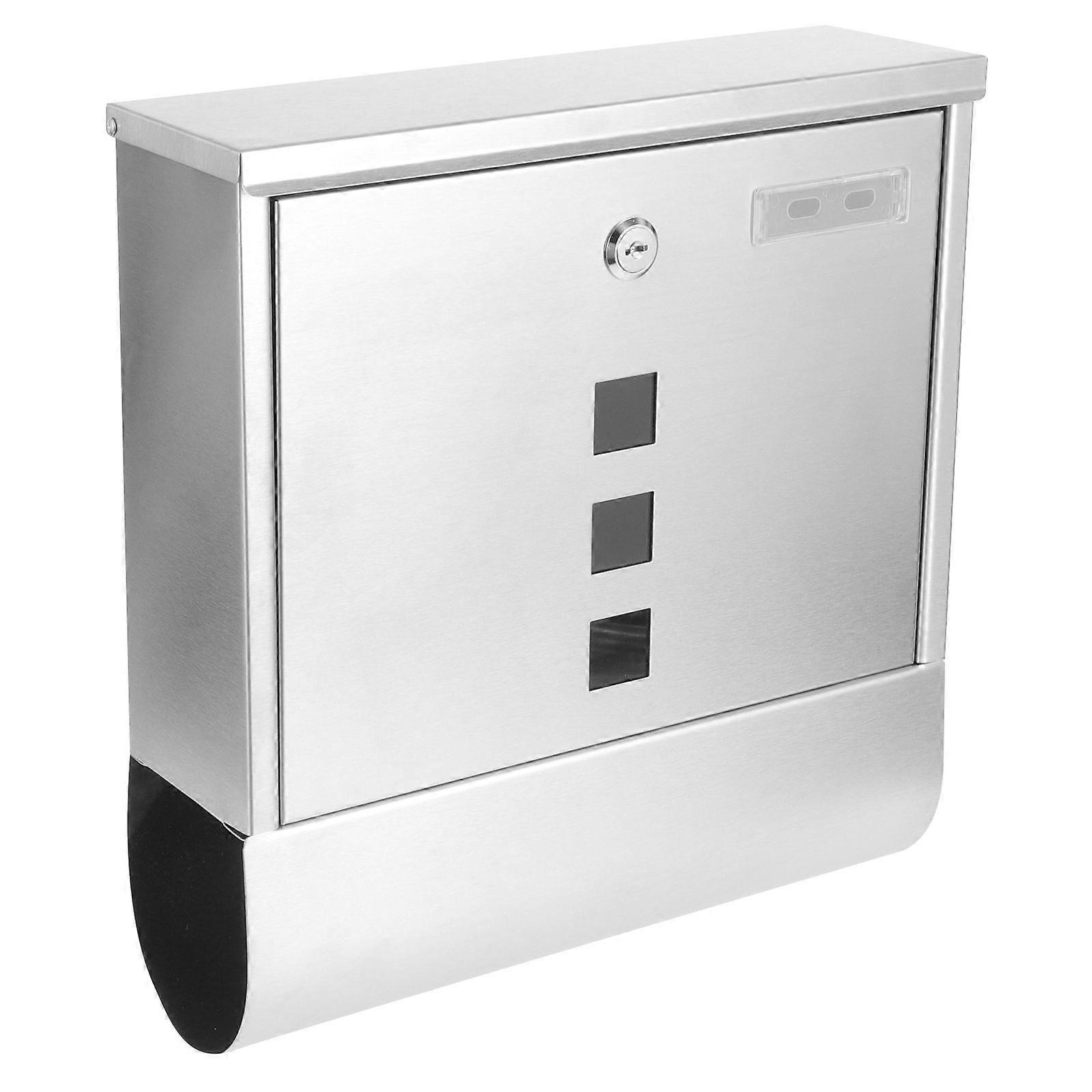 Metal Mail Box Outside Mailbox Locking Mailbox Wall Mount Mailbox for Home