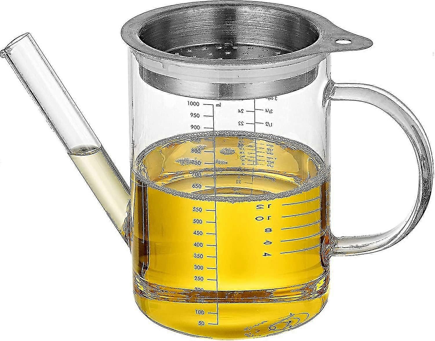 Glass Gravy Separator With Filter Cap, Fat Separator, Poultry Separator-B11