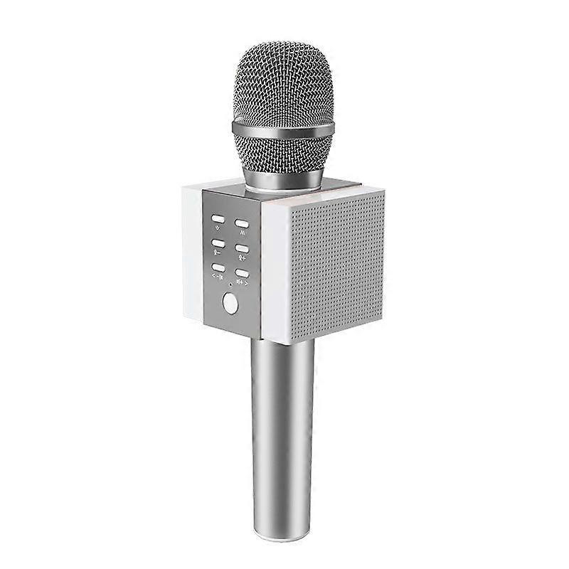 Bluetooth Wireless Karaoke Microphone 74*70*247mmSilver