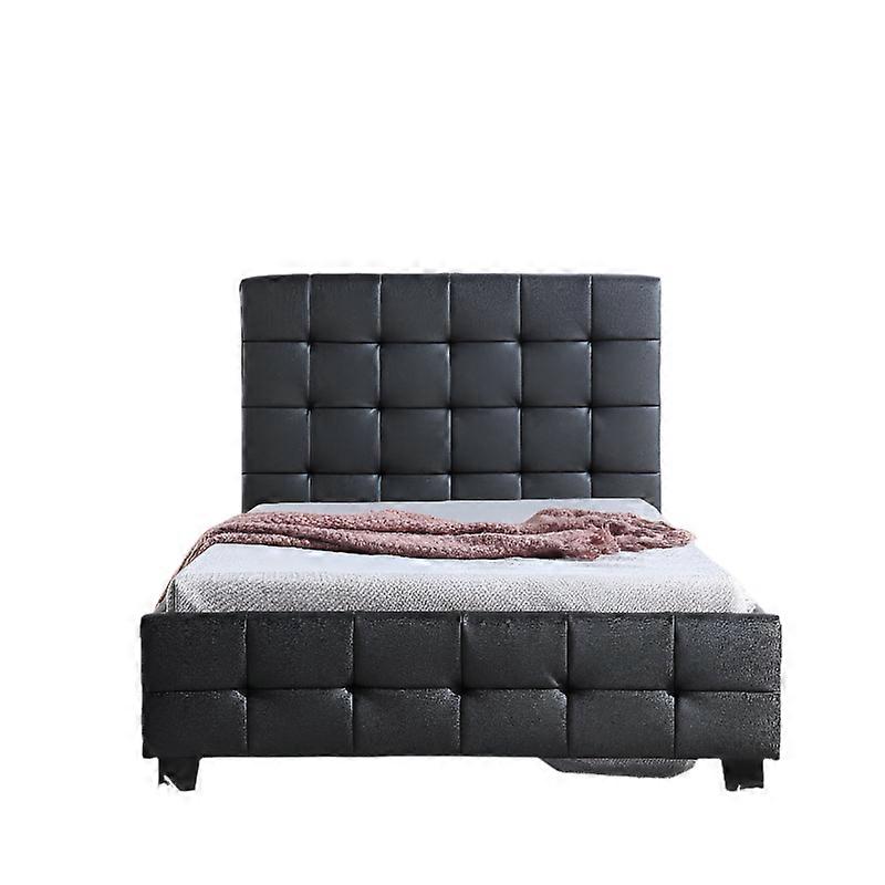 King Single Pu Leather Deluxe Bed Frame Black King Bed Frames