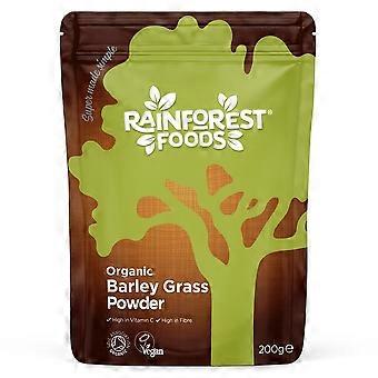 Rainforest Foods Organic New Zealand Barley Grass Powder 200g