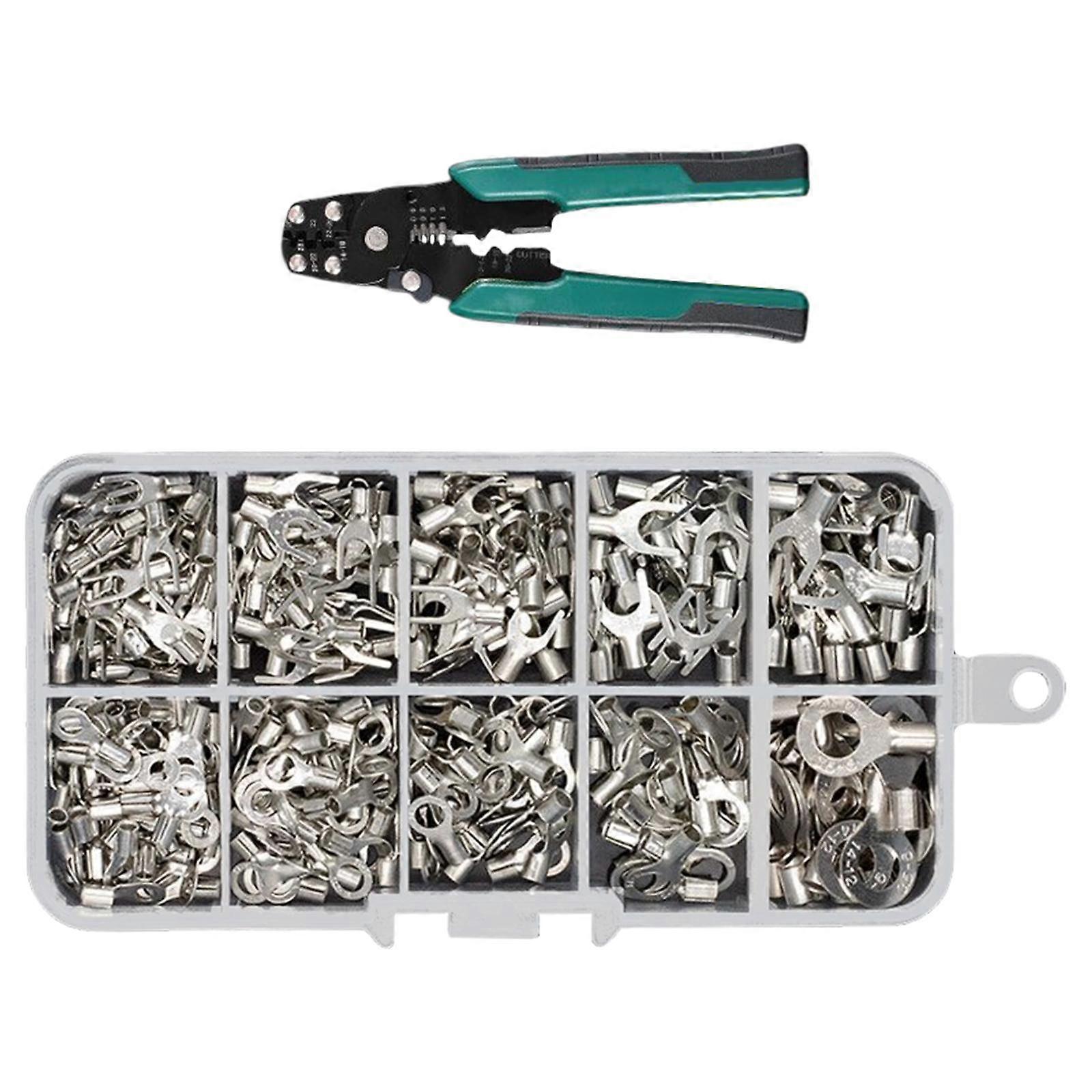 320Pcs Electrical Cold Pressed Terminals Wire Connectors Professional for