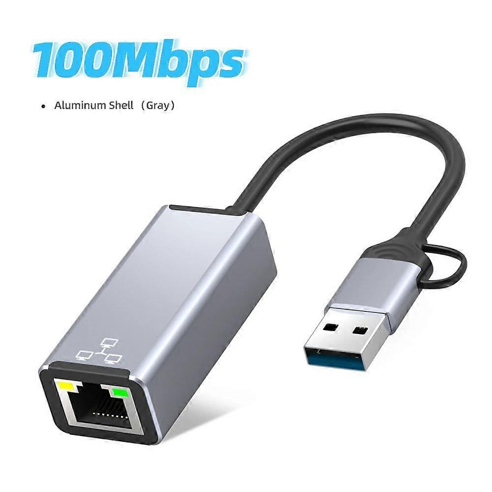 USB Ethernet Adapter Type C USB3.0 1000Mbps USB RJ45 Network Card for Laptop Xiaomi Mi Box PC Internet