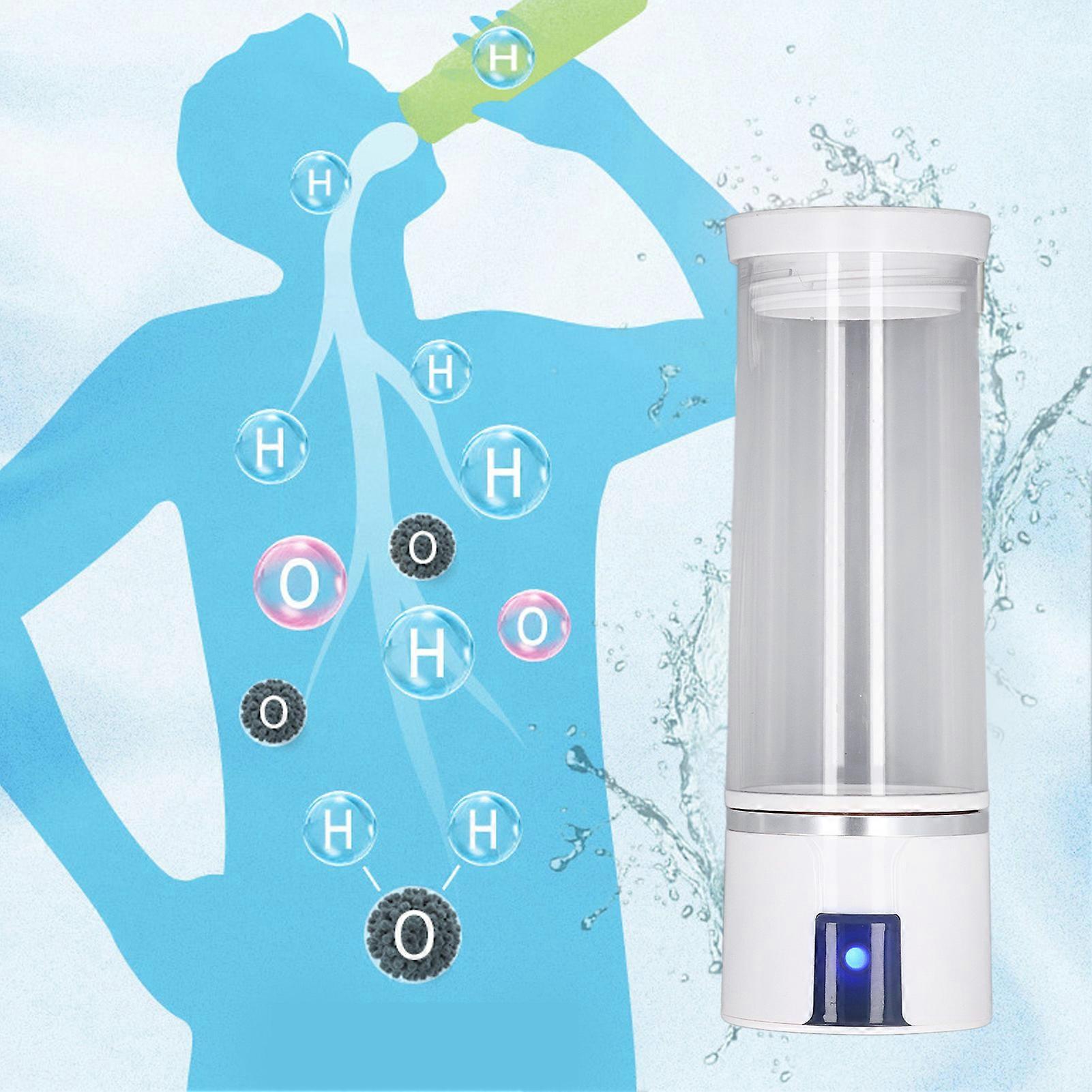 Portable Hydrogen Water Ionizer 300ml 3000PPB Portable Hydrogen Water Bottle Generator for Home