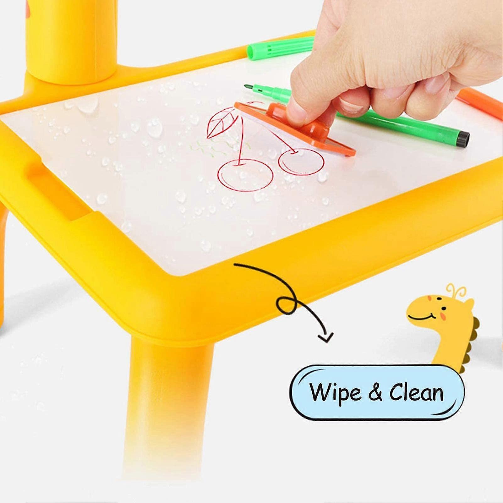 3 In 1 Toy Children's Intelligent Projection Painting Children's Table Top Projector Drawing