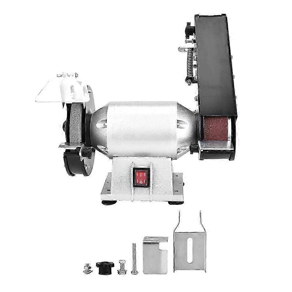 250W Bench Grinder & Belt Sander Combination Grinding Sanding Machine