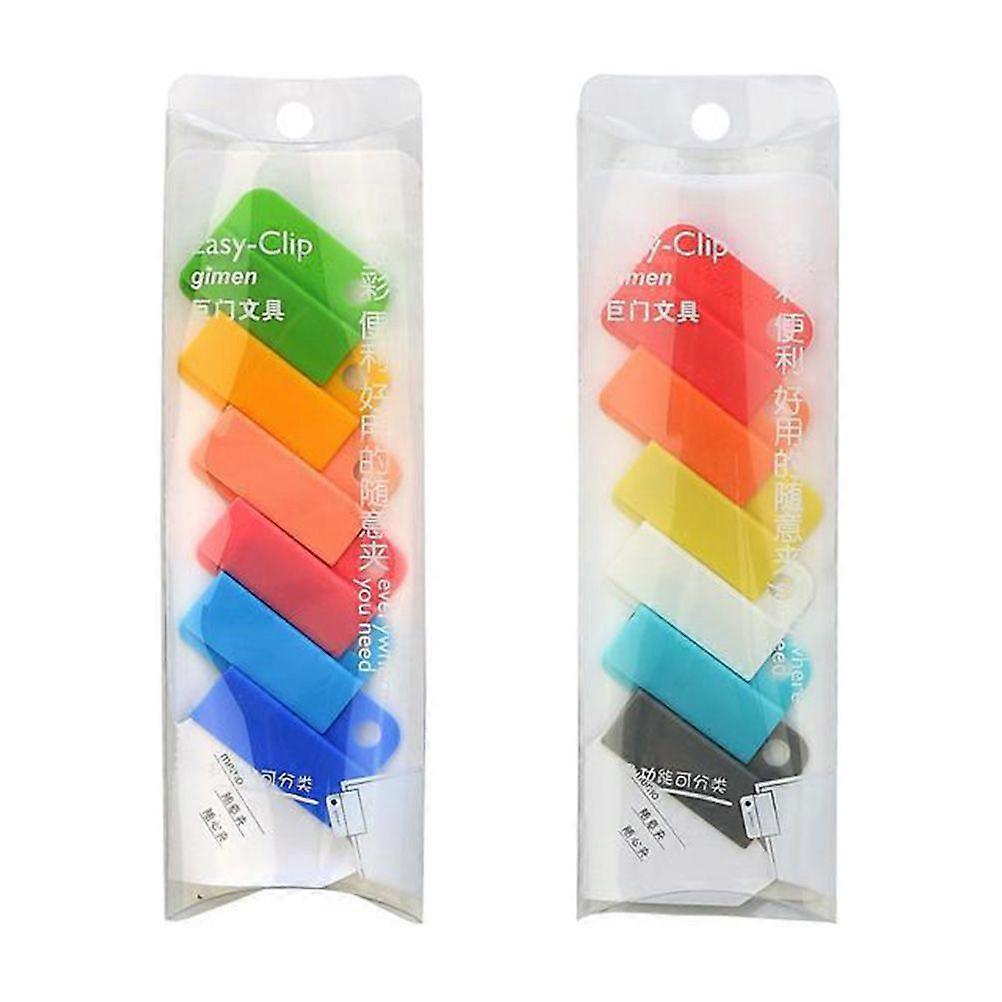 12pcs Multi-function Plastic Clamps Household Plastic Clips School Accessory (Random Color)