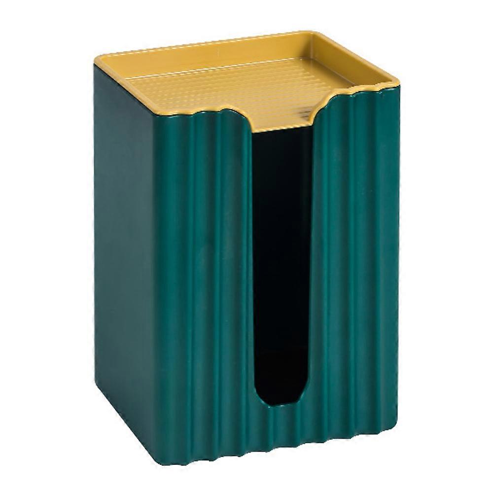 Creative Wall Mounted Tissue Box Holder, Tissue Storage Box With Storage Shelf-Style 2