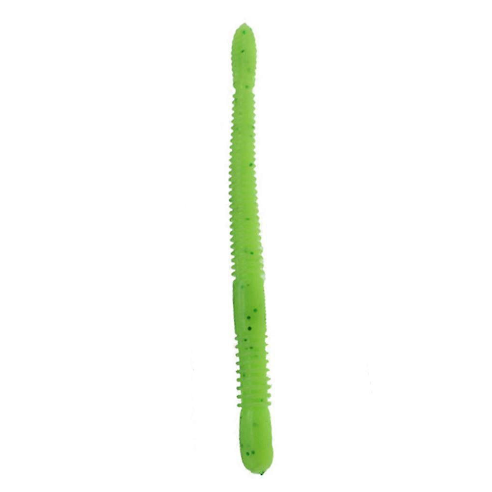 Soft Lifelike Lure Simulation Fish Bait Shaped Baits for Crawfish Fishing Light Green 10Pack