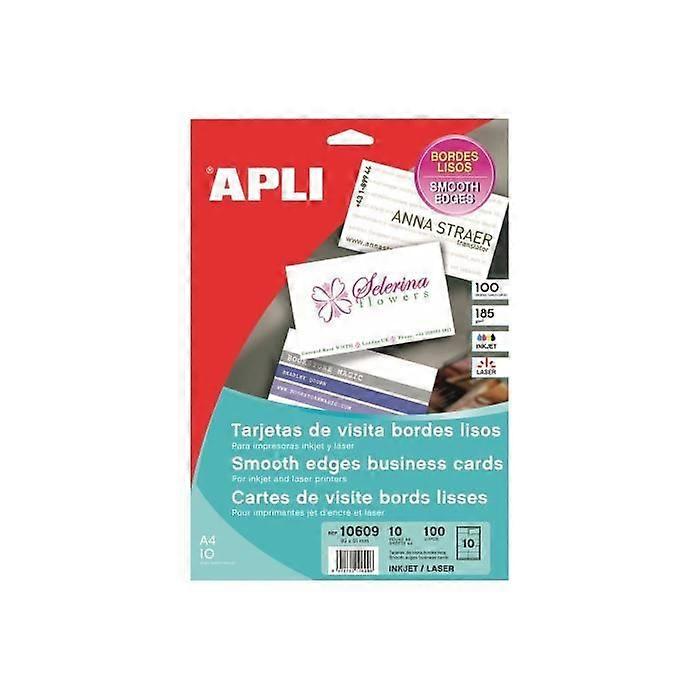 APLI PAPER 51 x 89 mm 185 g-m² 100 label(s) (10 sheet(s) x 10) labels