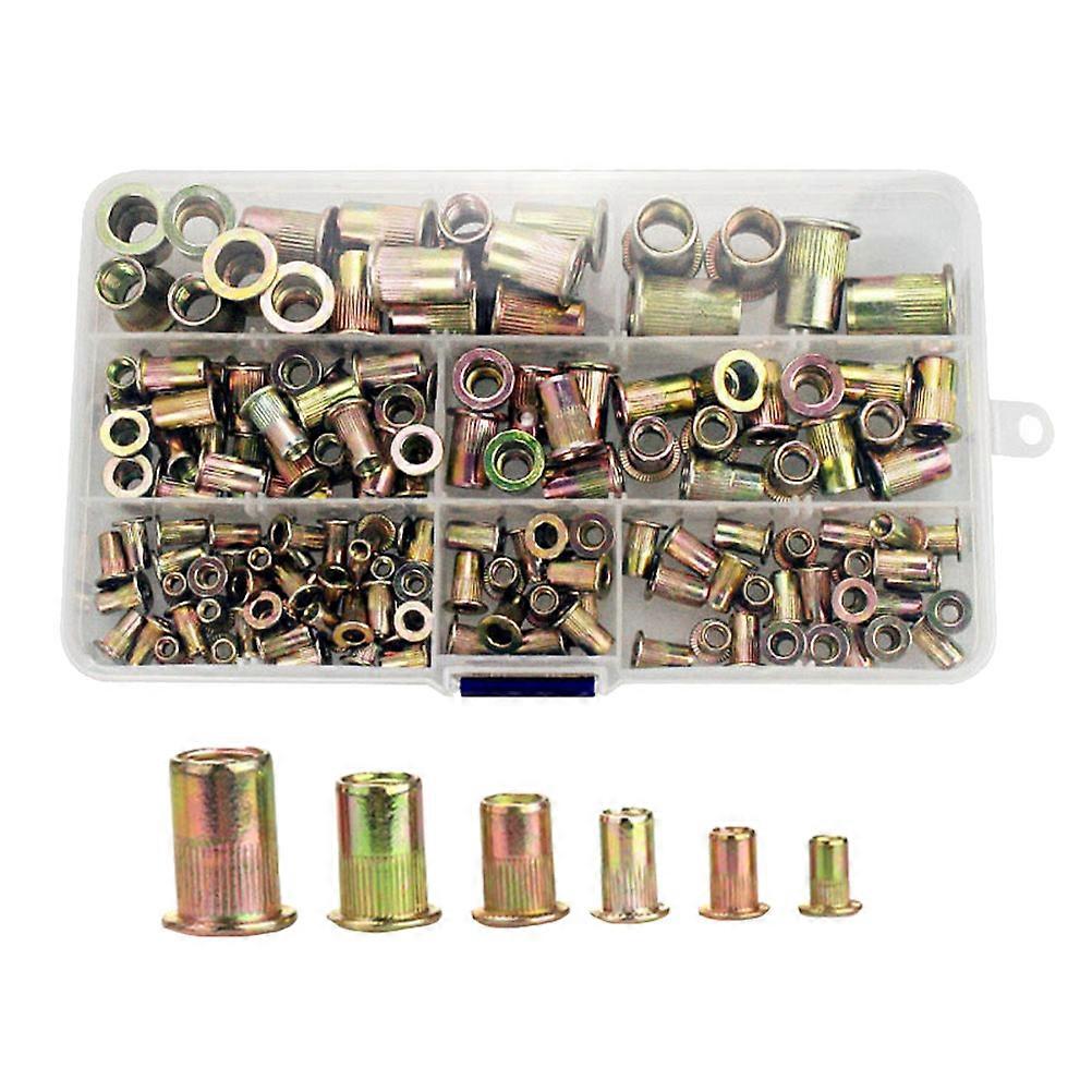 Threaded Insert Rivet Nuts Stainless Steel for Industrial Products Assembly Function 150Pcs