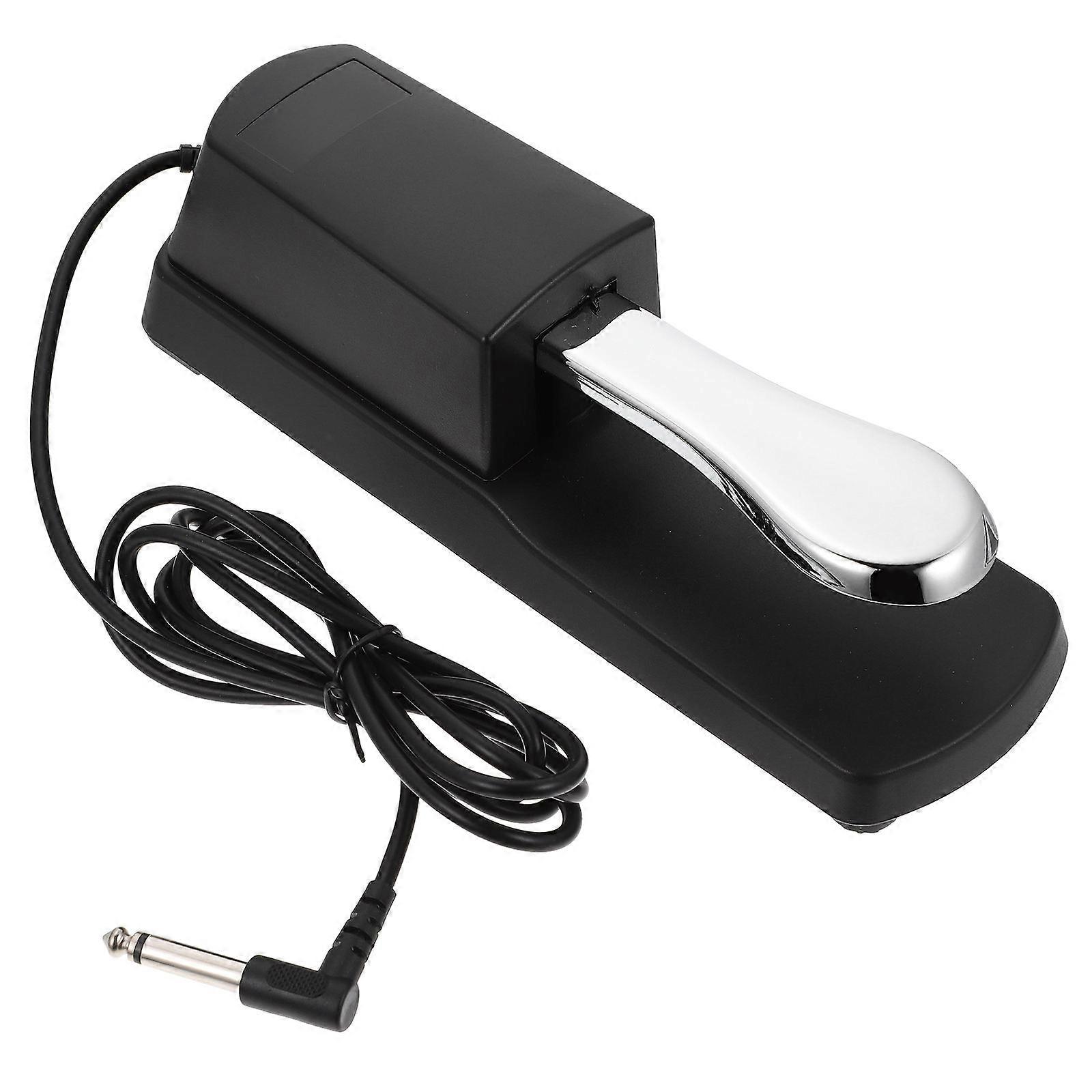 Compact Non Slip Sustain Pedal for MIDI Keyboards and Digital Pianos – Durable Portable Piano Accessory for Enhanced Performance