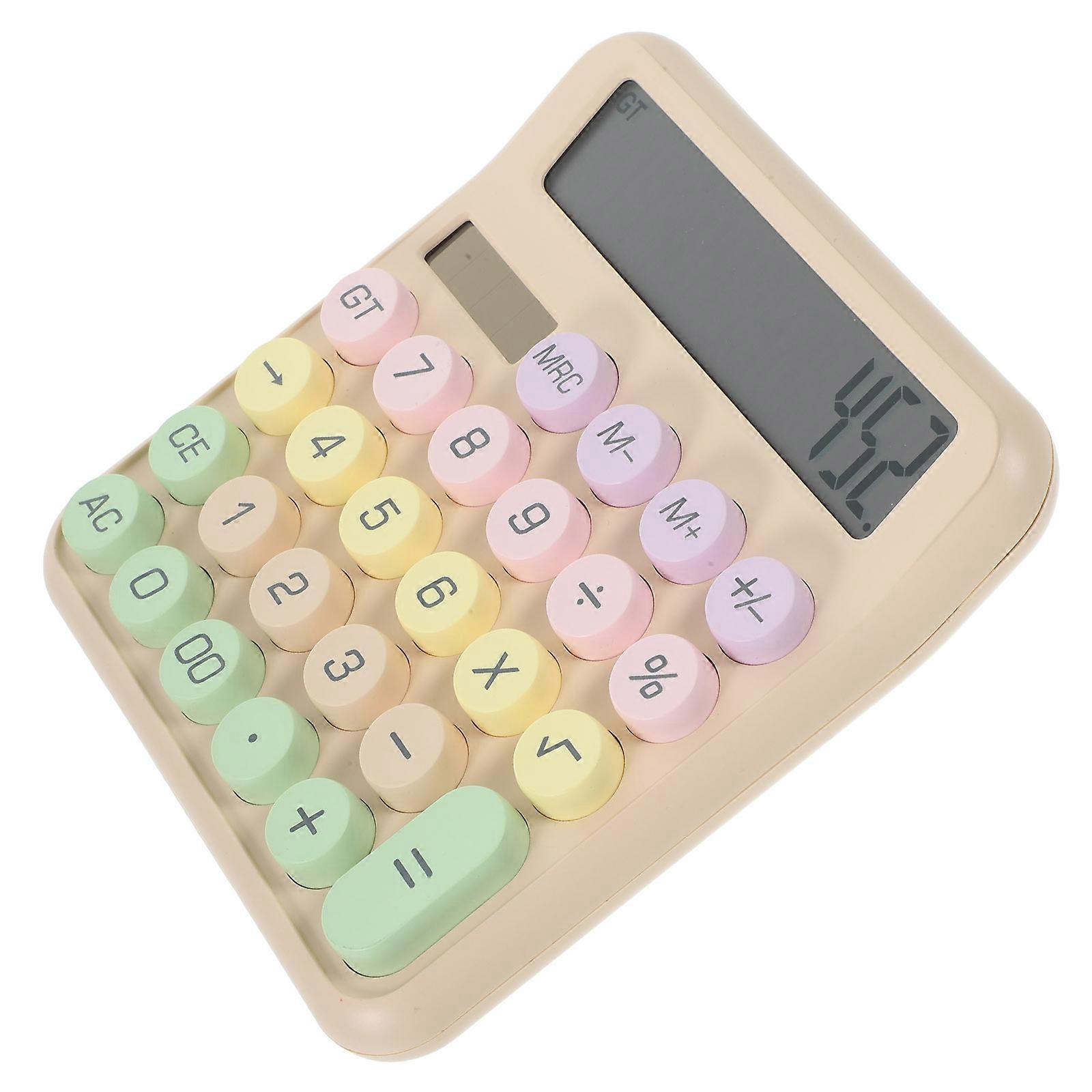 Lightweight Aesthetic Pocket Calculator for Students – Compact LCD Office Tool for Home and School Use
