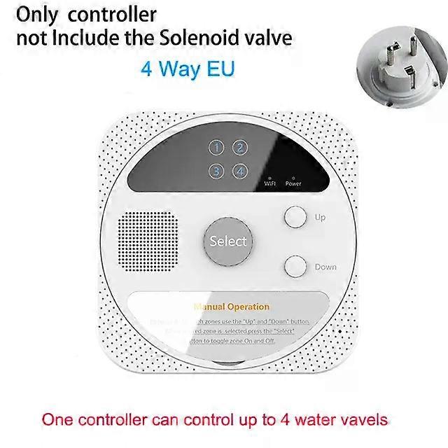 con WiFi Smart Irrigation Controller Garden Sprinkler Timing Control Of Watering Flowers Water Solenoid Valve Controller