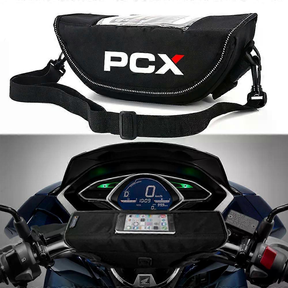 حقيبة المقود لهوندا PCX 125 PCX 150 PCX160 ABS للماء المحمولة دراجة نارية حقيبة الهاتف الخليوي عجلة القيادة حقيبة الملاحة