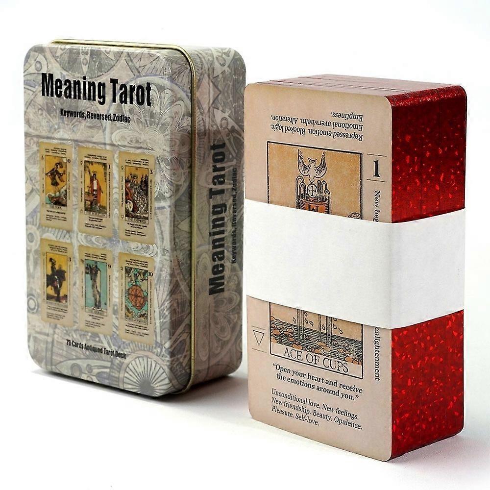Tarot Cards Deck: Beginner Tarot Readings Divination Set Game