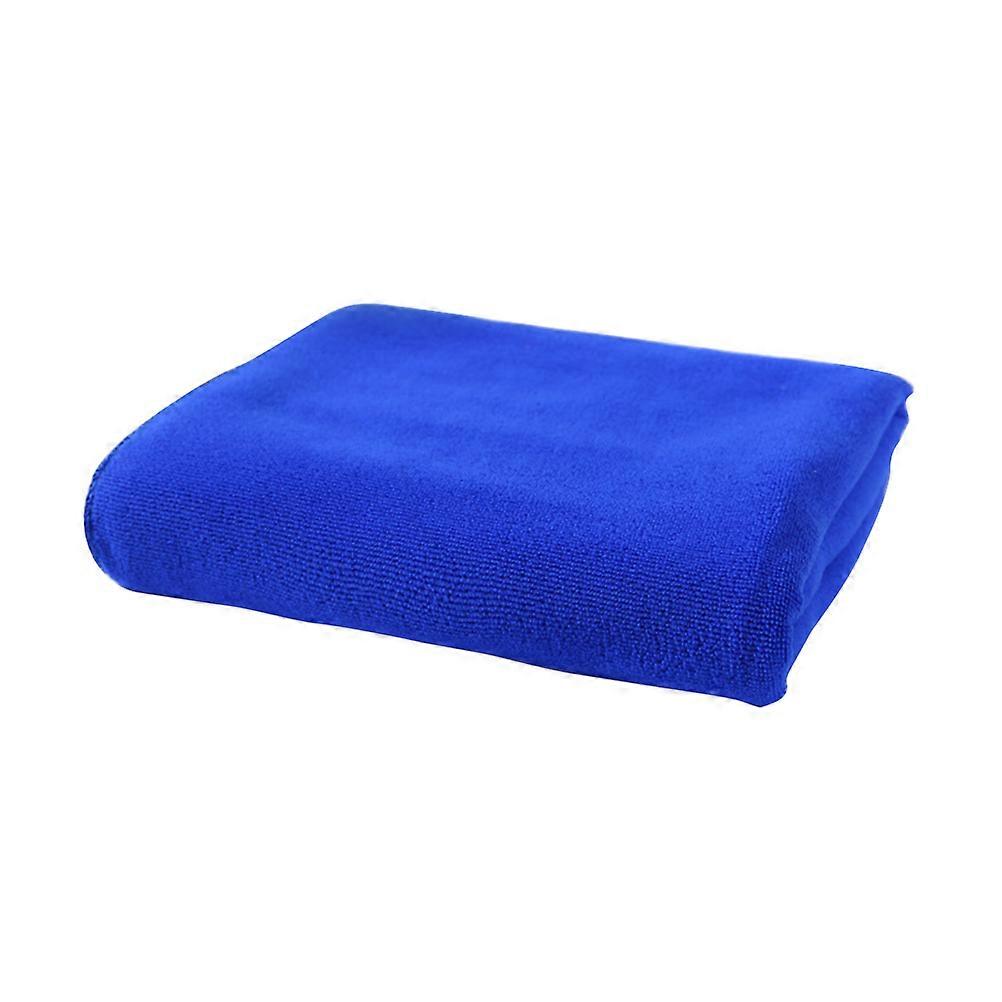 Microfiber Towels Water Absorbing for Bathing Use Dark Blue