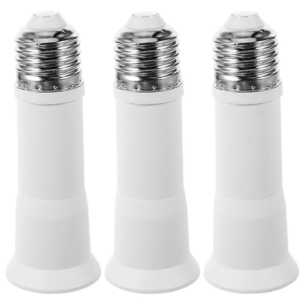 Angled Light Socket Adapter Light Bulb Base Socket For Lamps Kitchen Metal 11.00X4.00X1.00CM 3Pcs